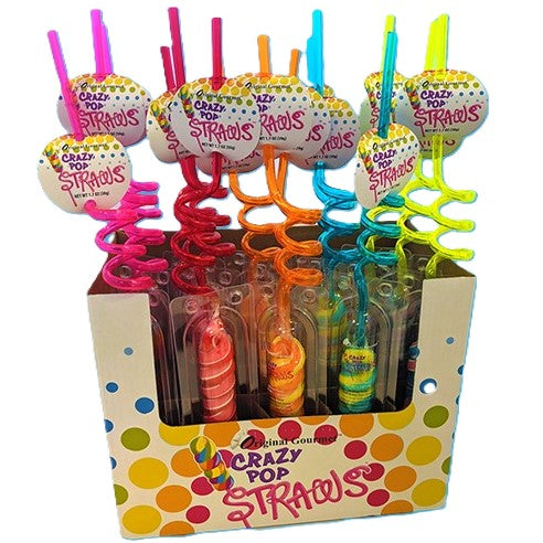 Crazy Pop Straws 40g 20/bx