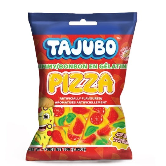 TAJUBO Gummy Pizza 80g 12/bx