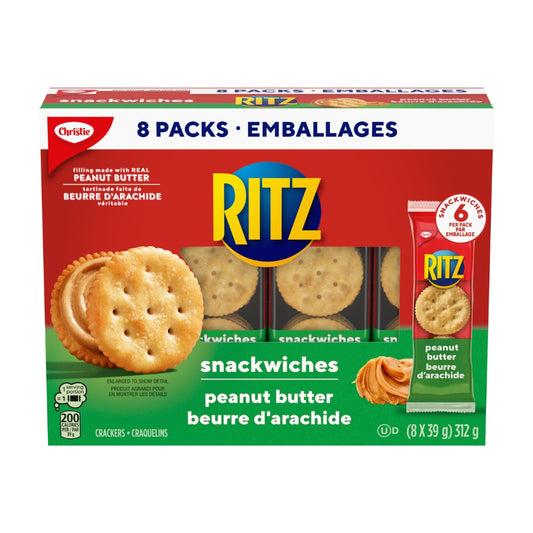 Ritz Snackwiches Peanut Butter 8x39g