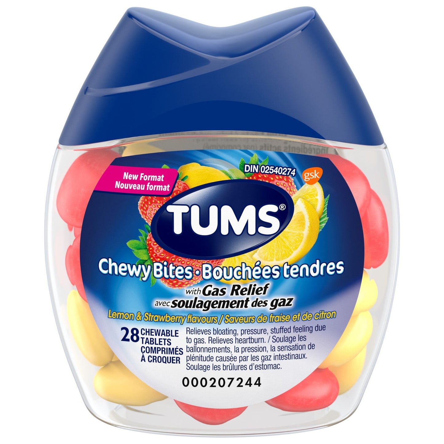 Tums Chewy Bites w/Gas Relief 28 ct