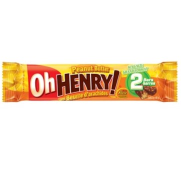 Oh Henry!2 pc Peanut Butter King 85g 24/bx