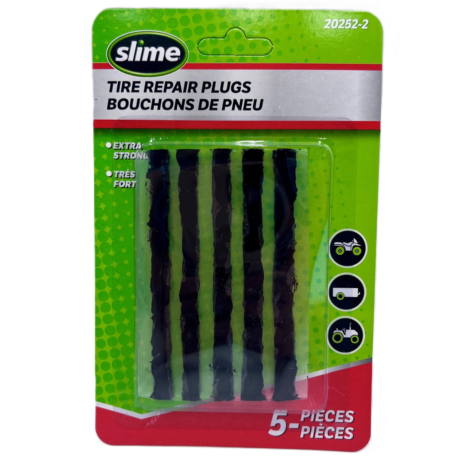 Slime Tire Repair Plugs 5-pack #20252-2