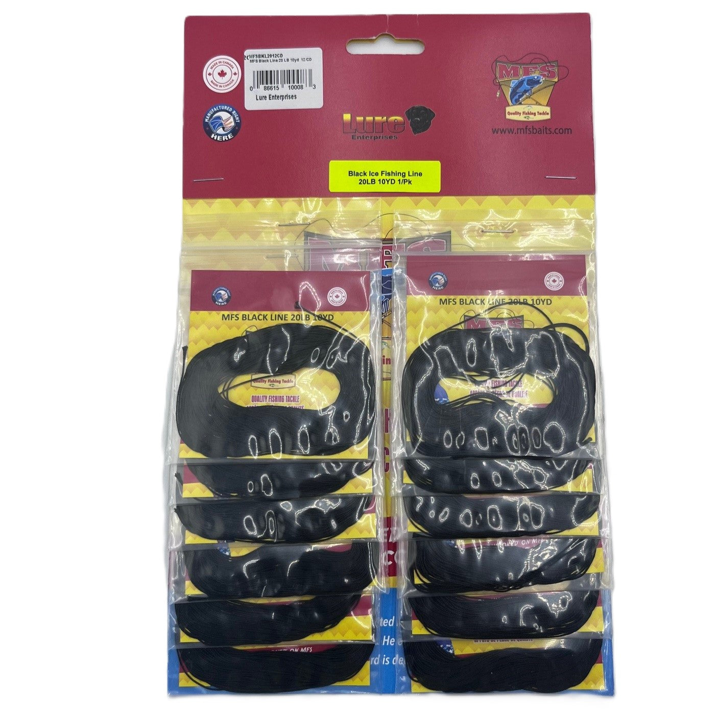 Black Line 20LB 10yd 12/cd