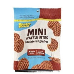 Double Dutch Mini Waffle Bites Maple 160g 12/cs