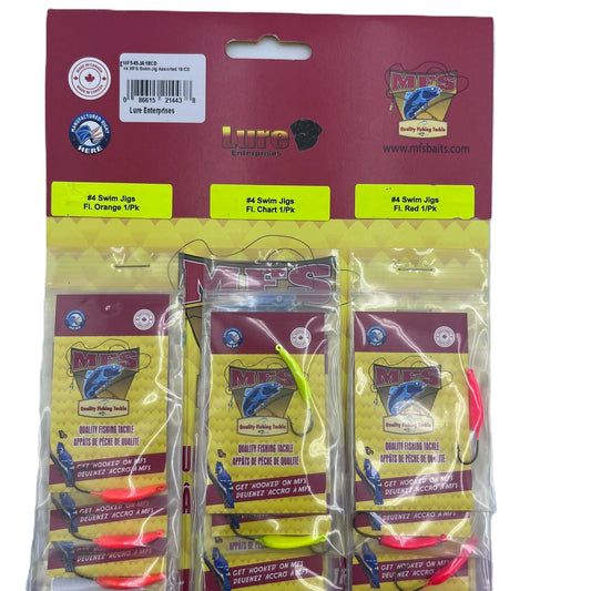 #4 FL Swim Jigs Asst'd 18/cd