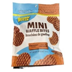 Double Dutch Mini Waffle Bites Caramel 160g 12/cs