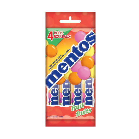 Mentos MP Mixed Fruit 4x37g 12/cs