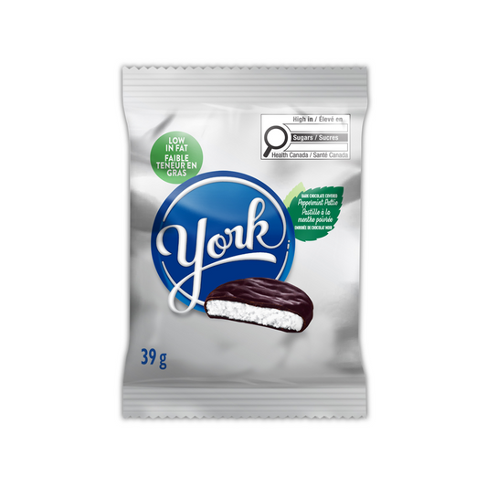 Hershey York Peppermint Pattie 39g 36/bx