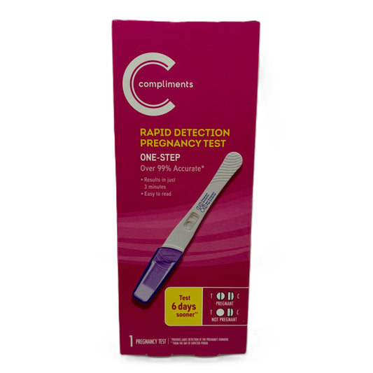 Compliments Rapid Detection Pregnancy Test