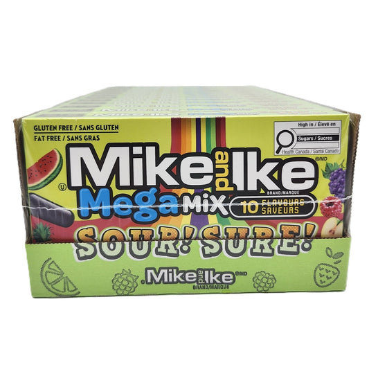 Mike & Ike Mega Mix Sour 120g 12/cs