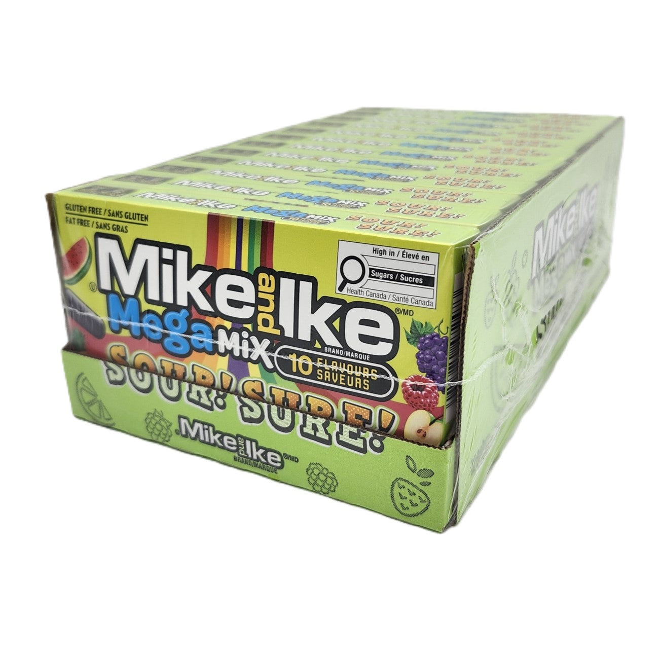 Mike & Ike Mega Mix Sour 120g 12/cs