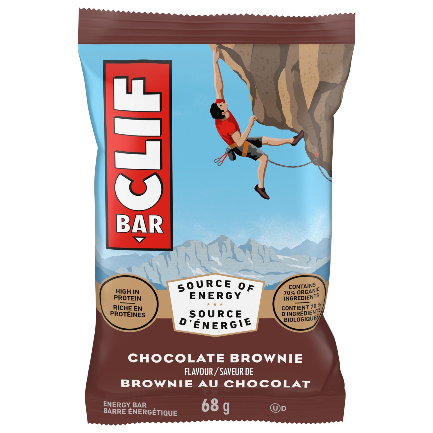 Clif Bar Chocolate Brownie 68 g 12ct per box