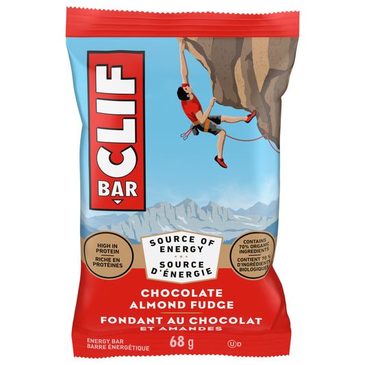 Clif Bar Chocolate Almond Fudge 68g 12ct per box