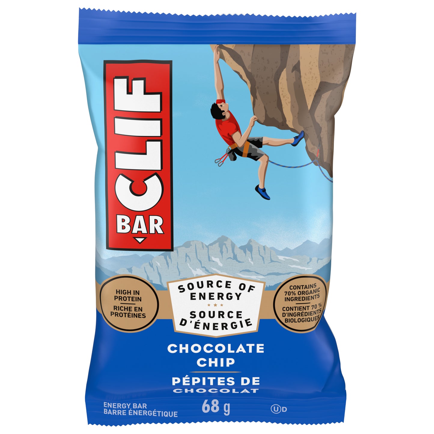 Clif Bar Chocolate Chip 68g 12ct per box