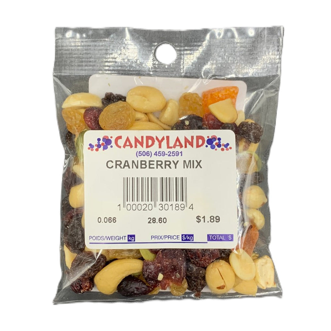 Cranberry Trail Mix