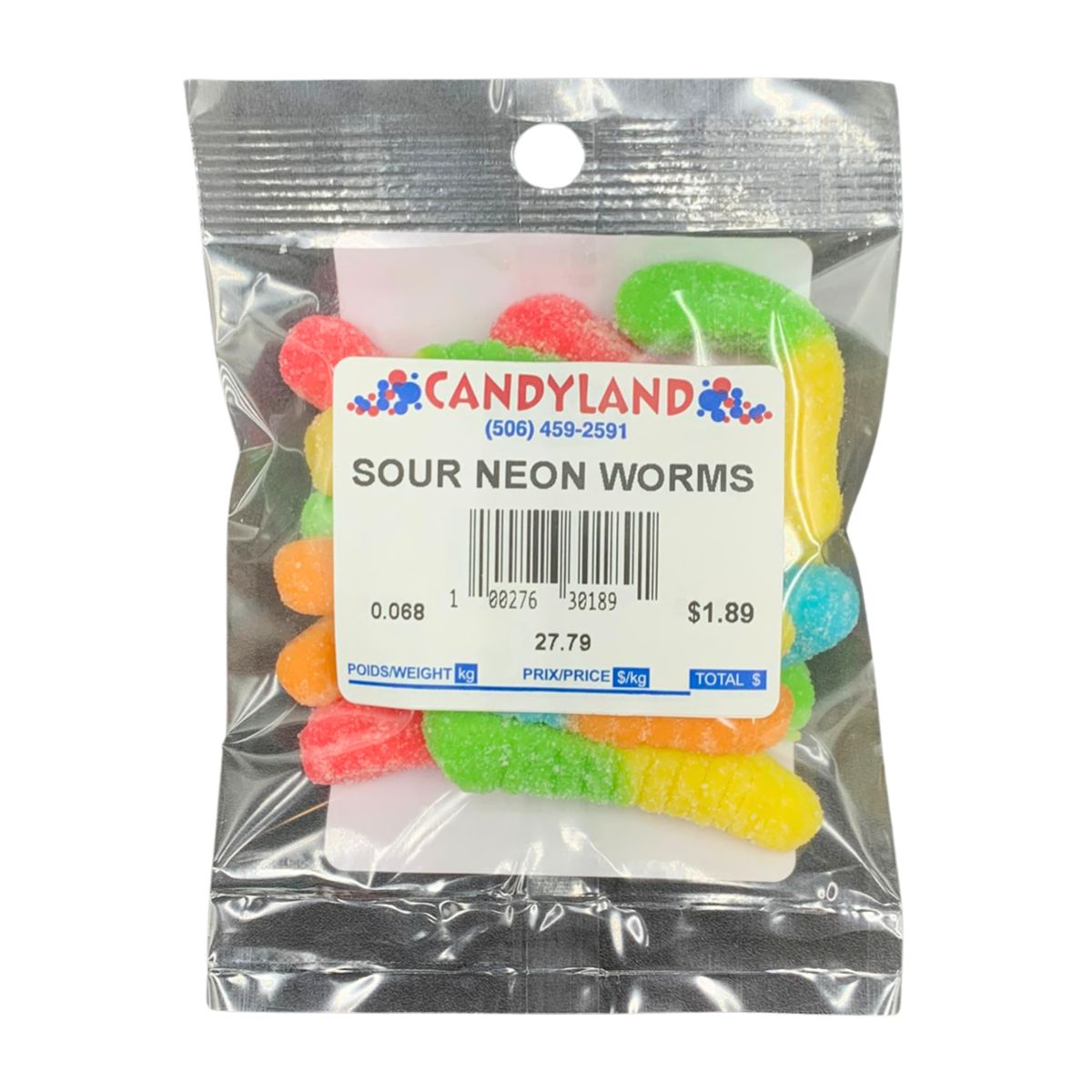 Sour Neon Worms