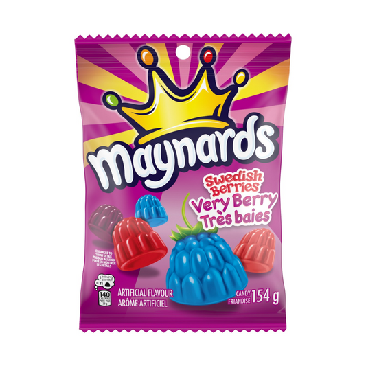 Maynards Swedish Berries Very Berry 154g 12/cs