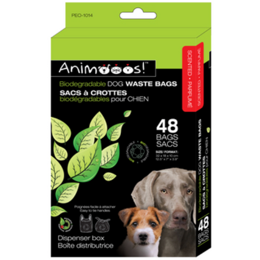 Pet Waste Bags Scented, 16x27cm, 48pk