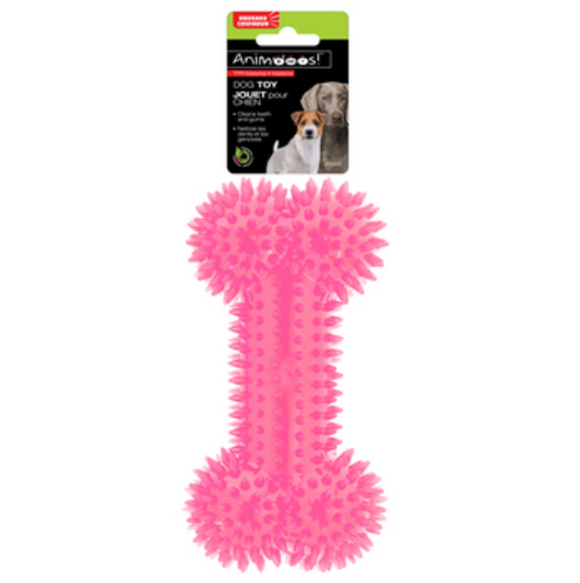 TPR Dog Bone Pink 16cm