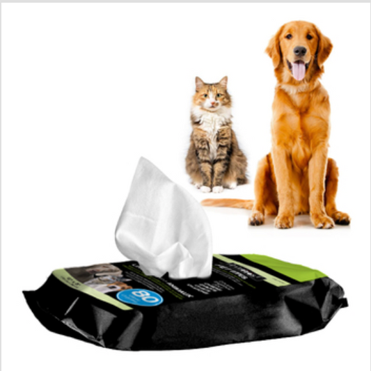 Pet Wipes 5.9"x7.9 80 pc