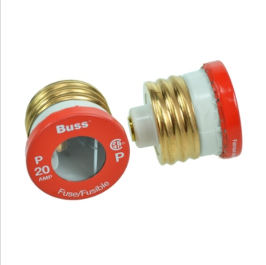 20 A Fuse P-type; 2 pack