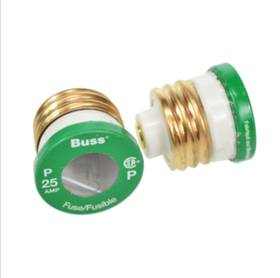 25 A Fuse P-type; 2 pack