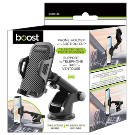 Cell Phone Adjustable Holder w/Suction Cup
