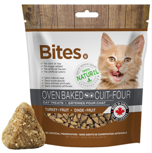 Premium Cat Treats Turkey & Fruit 84g