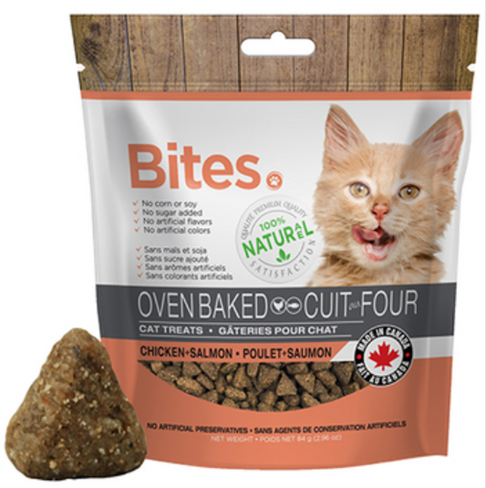 Premium Cat Treat Chicken & Salmon 84g