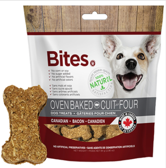 Premium Dog Treats Canadian Bacon 84g