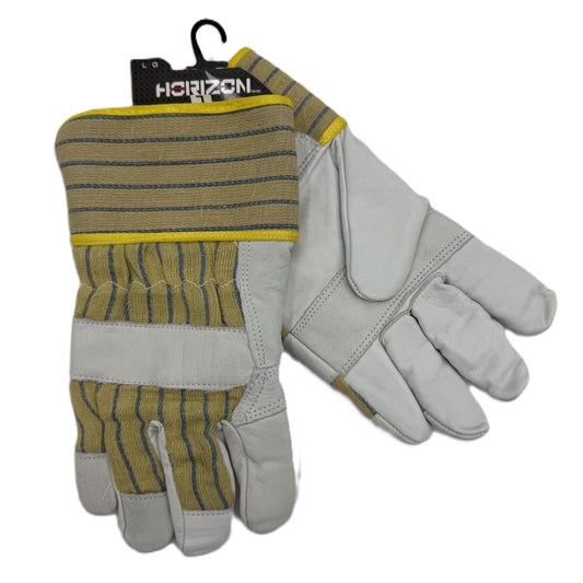 Cowhide Glove Lined Sz Lg