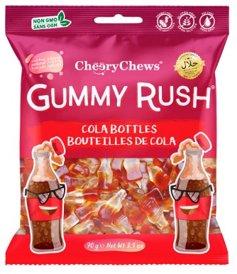 Gummy Rush Cola Bottles 90g