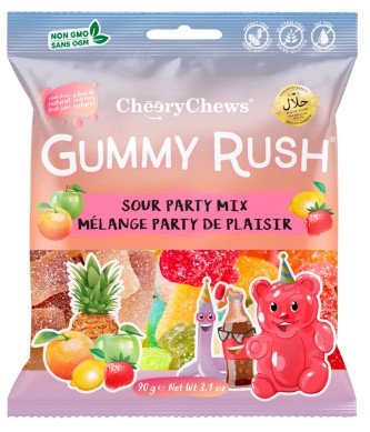 Gummy Rush Sour Party Mix 90g