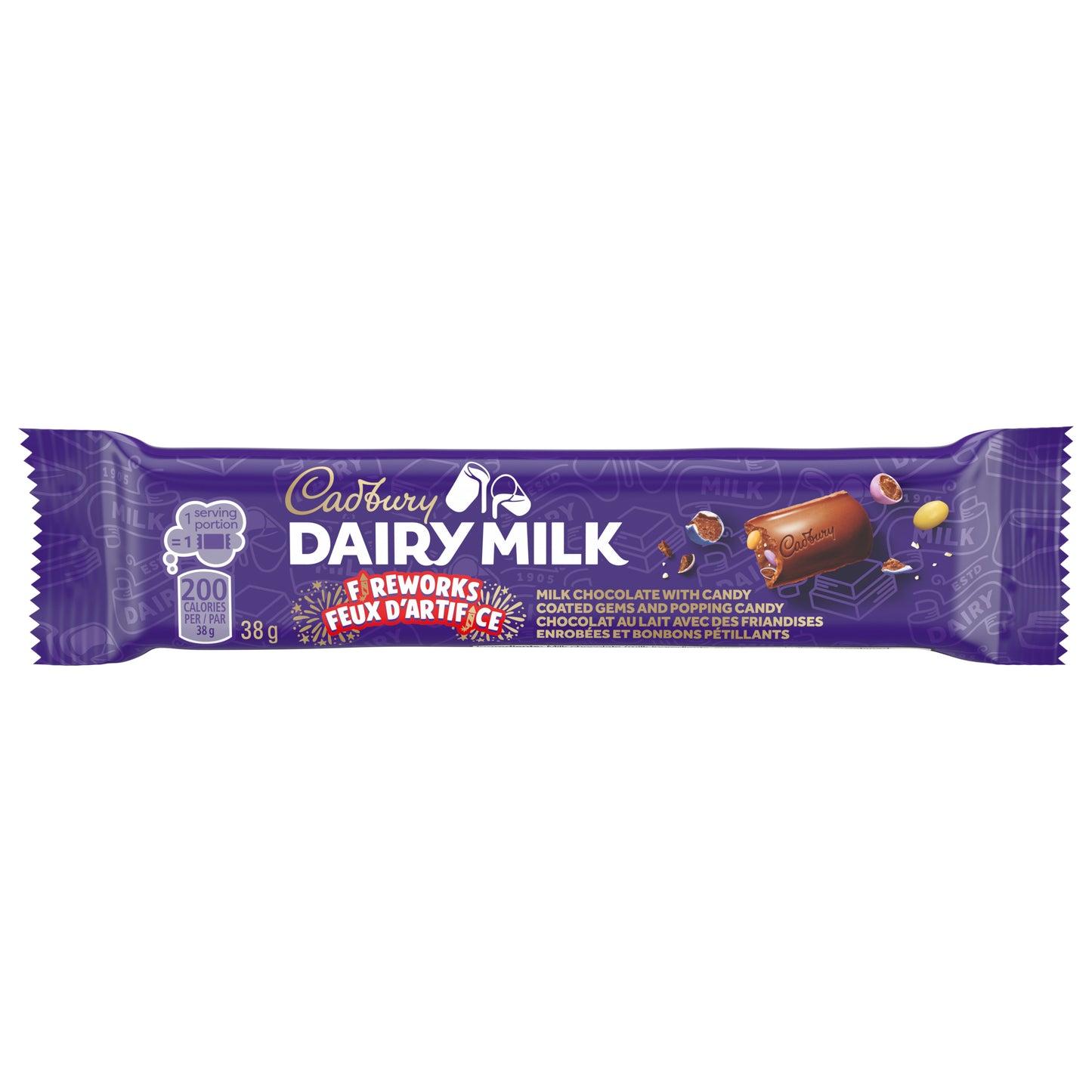 Mondelez Cadbury Dairy Milk Firework 38g 24//bx