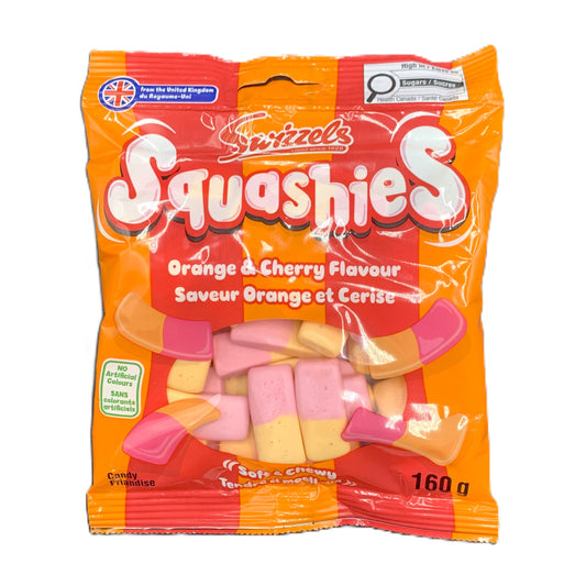 Squashies Orange & Cherry 60g 10/cs