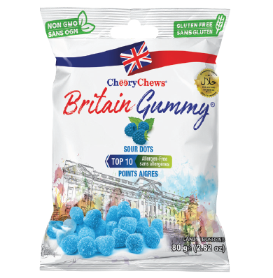 Britain Sour Dots 80g