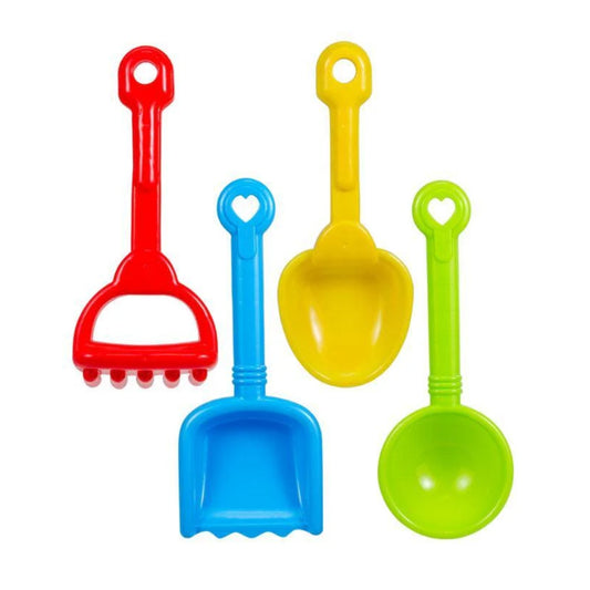 Sunny Dayz 4pc 9.5" Beach Tools Playset