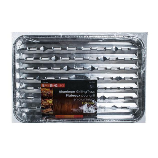 BBQ 5pc Aluminum Grilling Trays