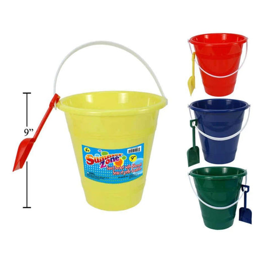 Sunny Dayz 9" Sand Pail w/Shovel