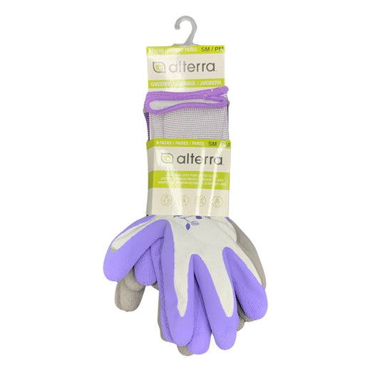 Alterra Latex Foam Coated Gloves 3pr/pk 751182AT/3