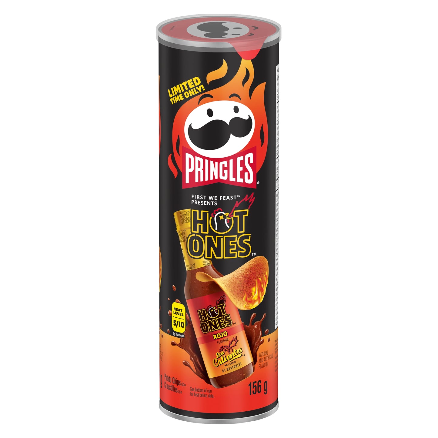 Pringles Hot Ones Rojo 156g