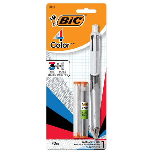 Bic 4 Colour Pen & Pencil