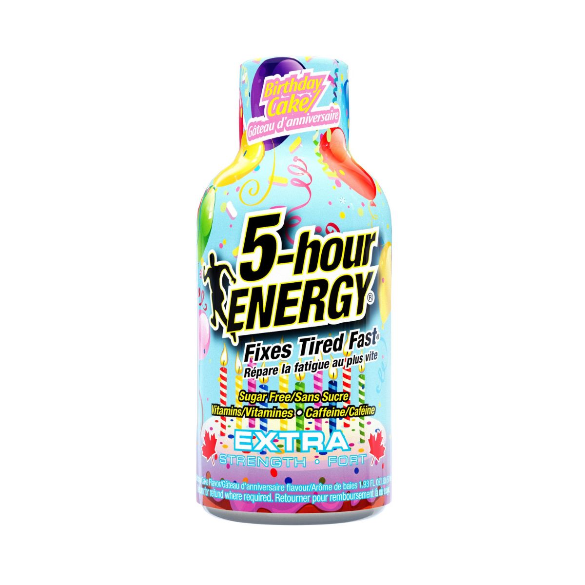 Energy Drink XS Birthday Cake 12/bx