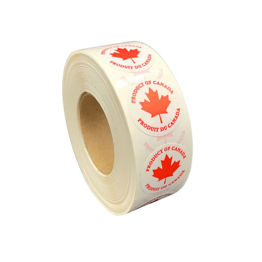 Product of Canada Label 1000/r