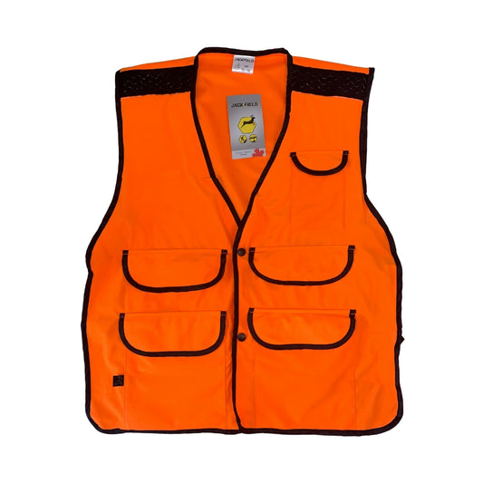 Adult Orange Fleece Vest J301