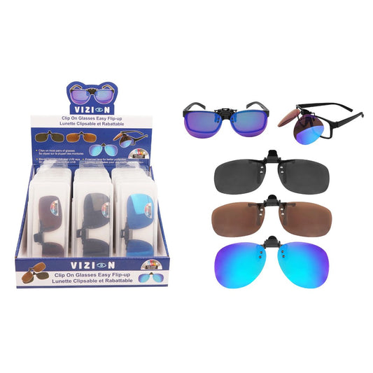 Polarized Clip-On Sunglasses