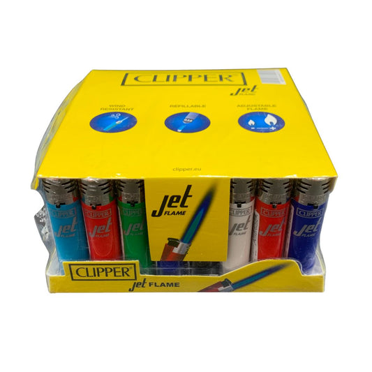 Clipper Classic Jet Flame Lighters 48/ds