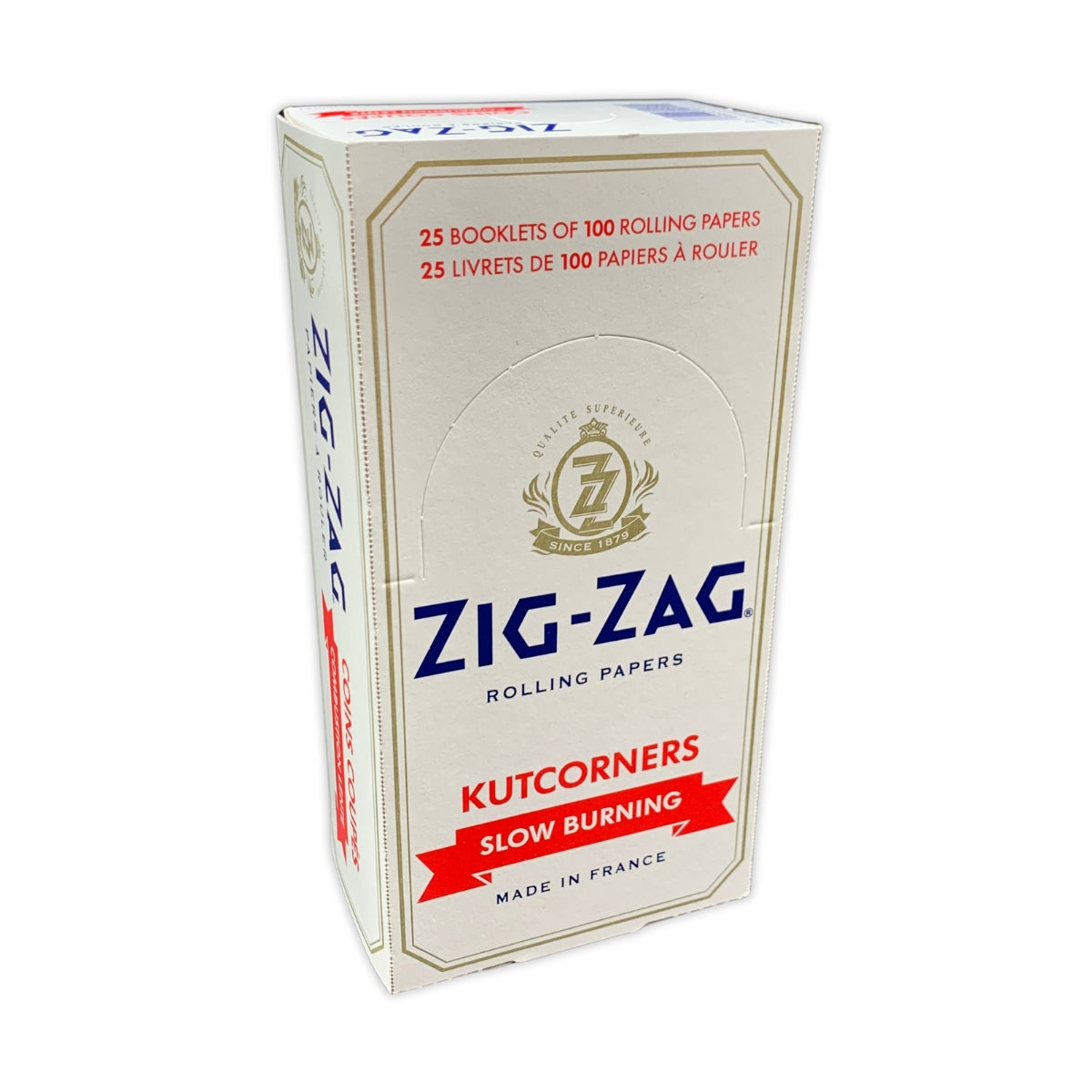 Zig Zag White Papers 25/bx