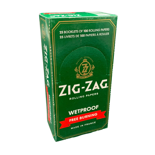 Zig Zag Green Papers 25/bx