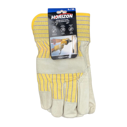 Cowhide Leather Glove Lg Lined